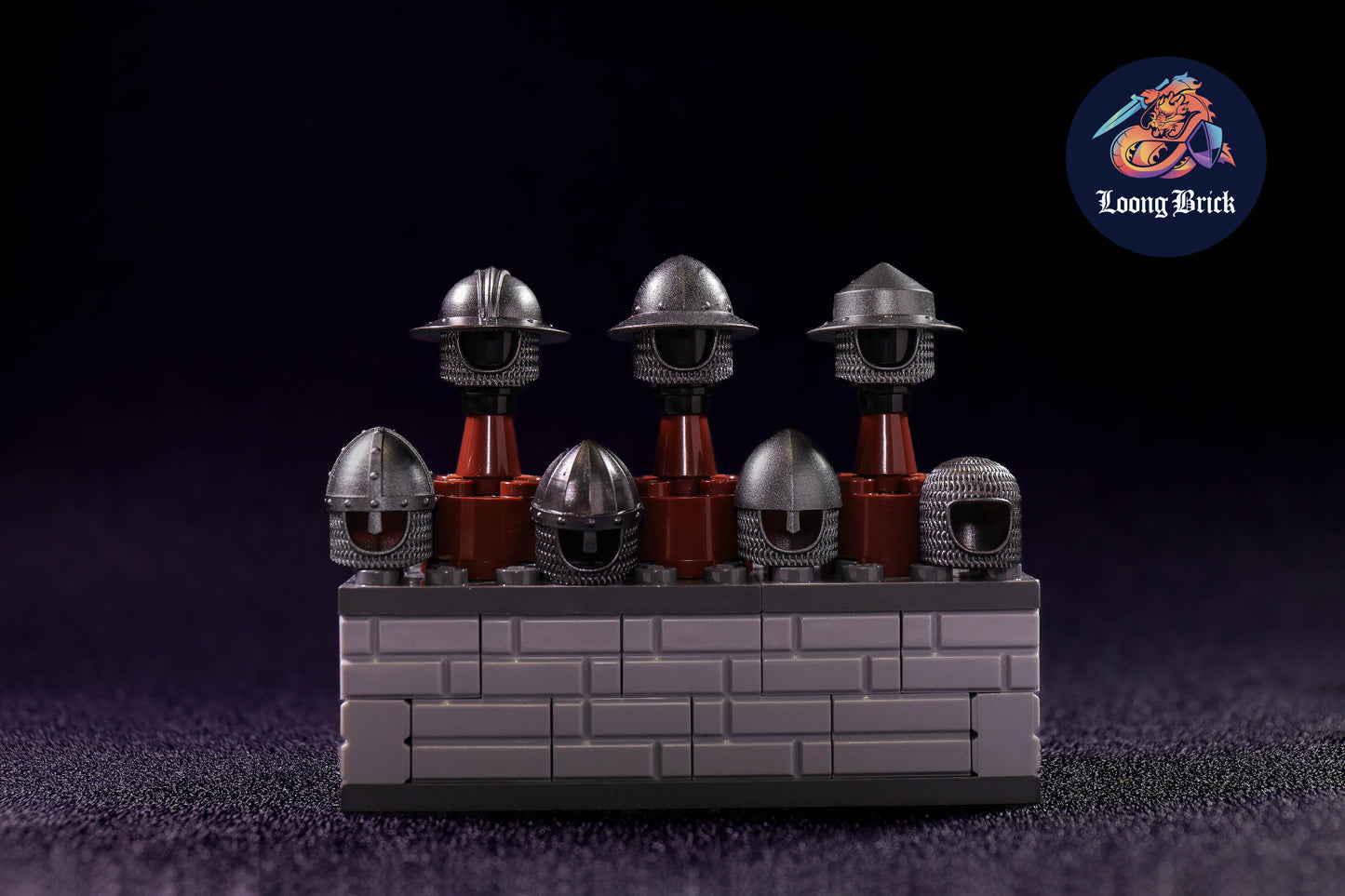 Kettle Helm&Norman Helm&Chain Mail in Titanium Version