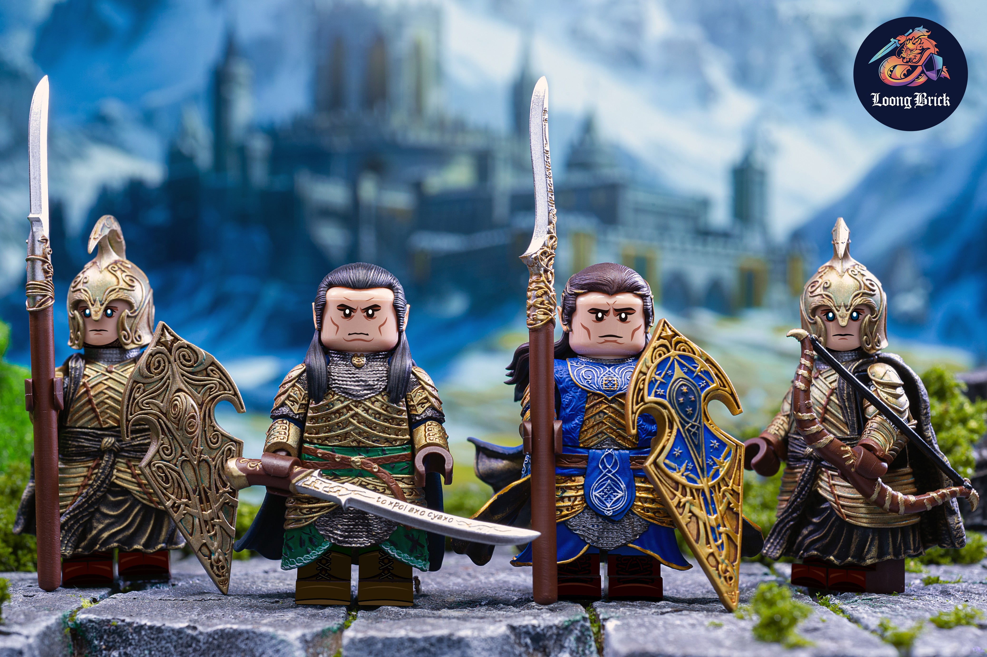 【Pre-Order】Elf King, Elf General and Elven Warrior – loongbrick
